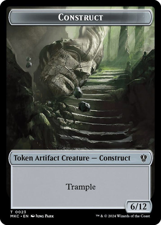 Construct // Soldier Double-Sided Token [Commander: Murders at Karlov Manor] 23 // 3