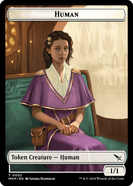 Human // Soldier Double-Sided Token [Commander: Murders at Karlov Manor] 2 // 3