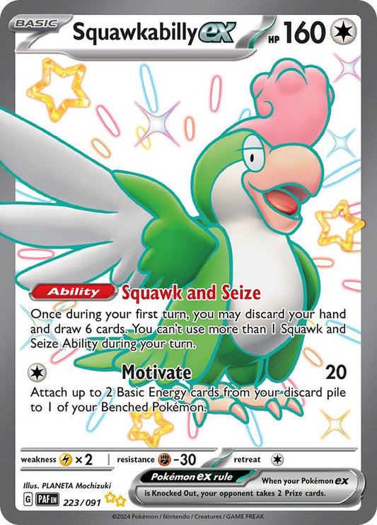 Squawkabilly ex - 223/091 [SV: Paldean Fates] 223/091
