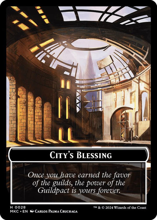 City's Blessing // Human Soldier Double-Sided Token [Commander: Murders at Karlov Manor] 28 // 2