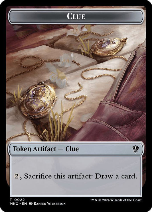 Clue // Insect (0017) Double-Sided Token [Commander: Murders at Karlov Manor] 22 // 17