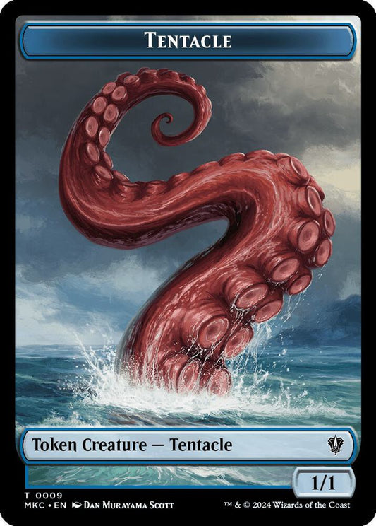Tentacle // Koma's Coil Double-Sided Token [Commander: Murders at Karlov Manor] 9 // 7