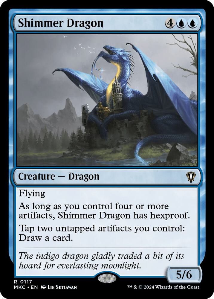 Shimmer Dragon [Commander: Murders at Karlov Manor] 117