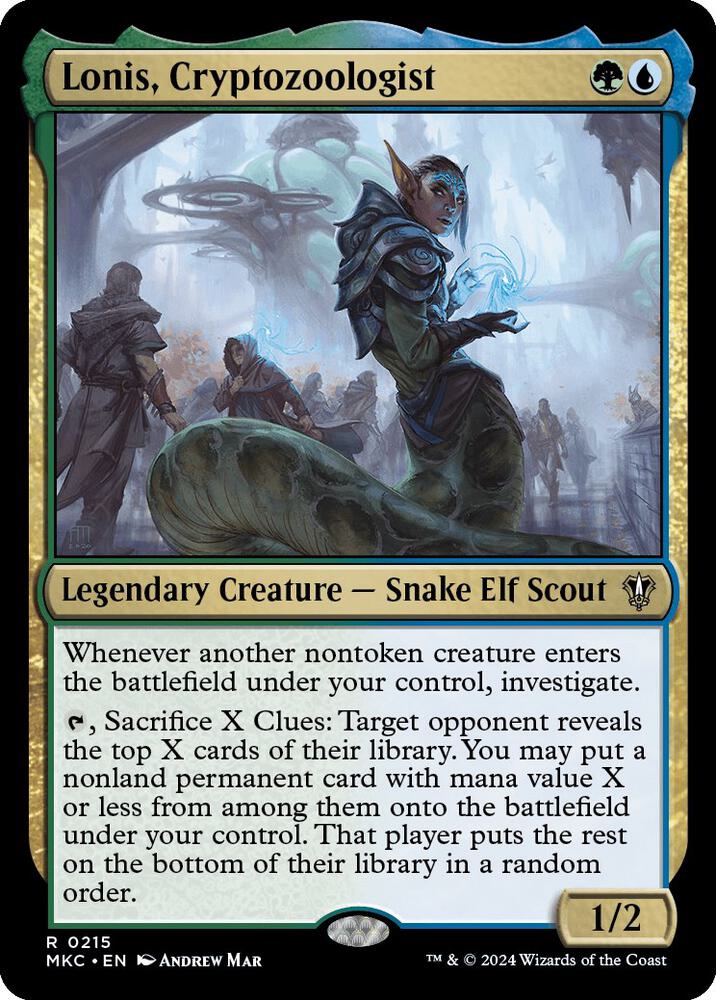 Lonis, Cryptozoologist [Commander: Murders at Karlov Manor] 215
