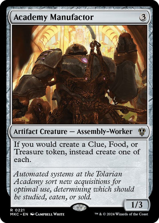 Academy Manufactor [Commander: Murders at Karlov Manor] 221