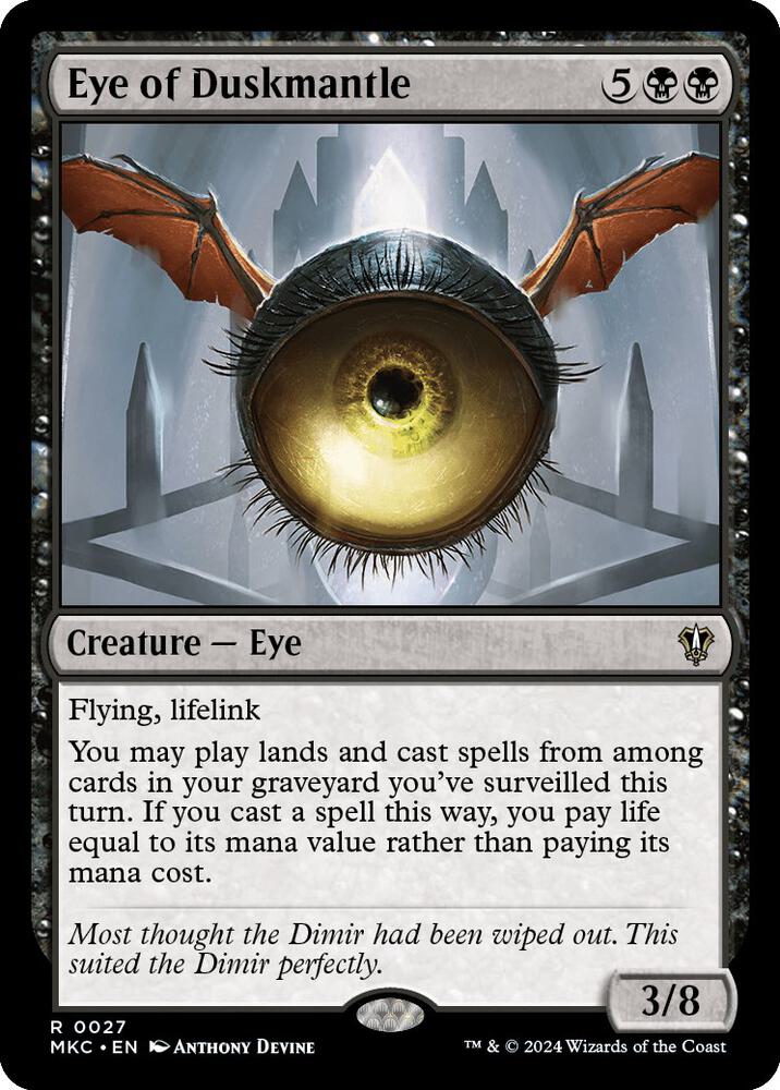 Eye of Duskmantle [Commander: Murders at Karlov Manor] 27