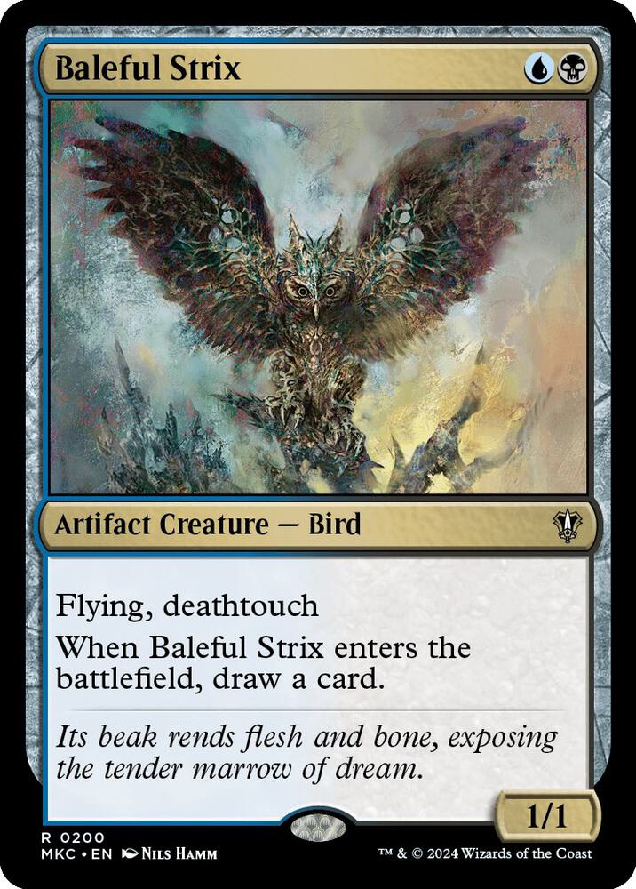 Baleful Strix [Commander: Murders at Karlov Manor] 200
