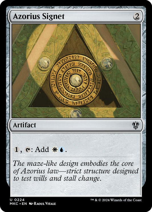Azorius Signet [Commander: Murders at Karlov Manor] 224