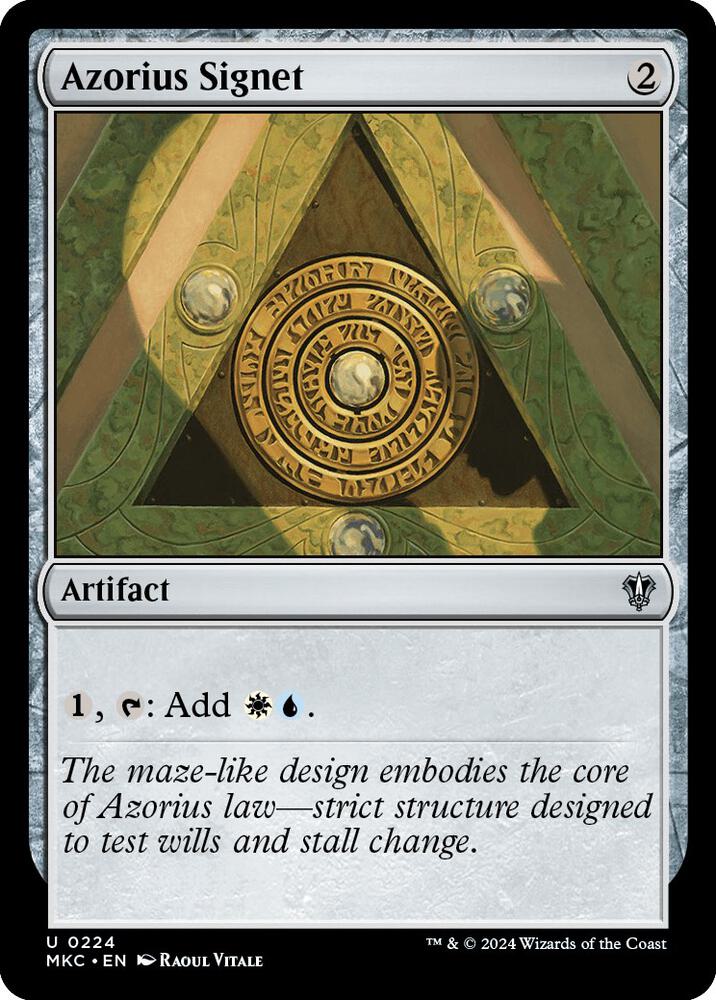 Azorius Signet [Commander: Murders at Karlov Manor] 224