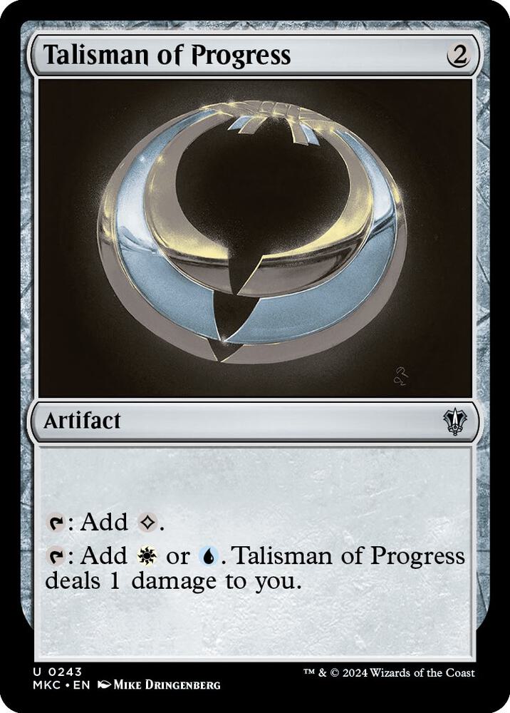 Talisman of Progress [Commander: Murders at Karlov Manor] 243