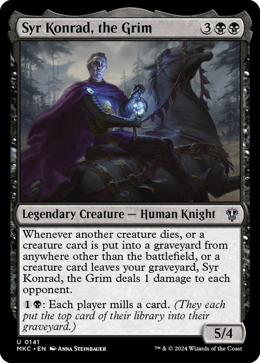 Syr Konrad, the Grim [Commander: Murders at Karlov Manor] 141