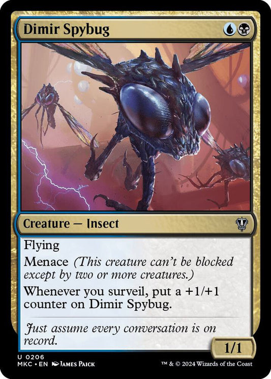 Dimir Spybug [Commander: Murders at Karlov Manor] 206
