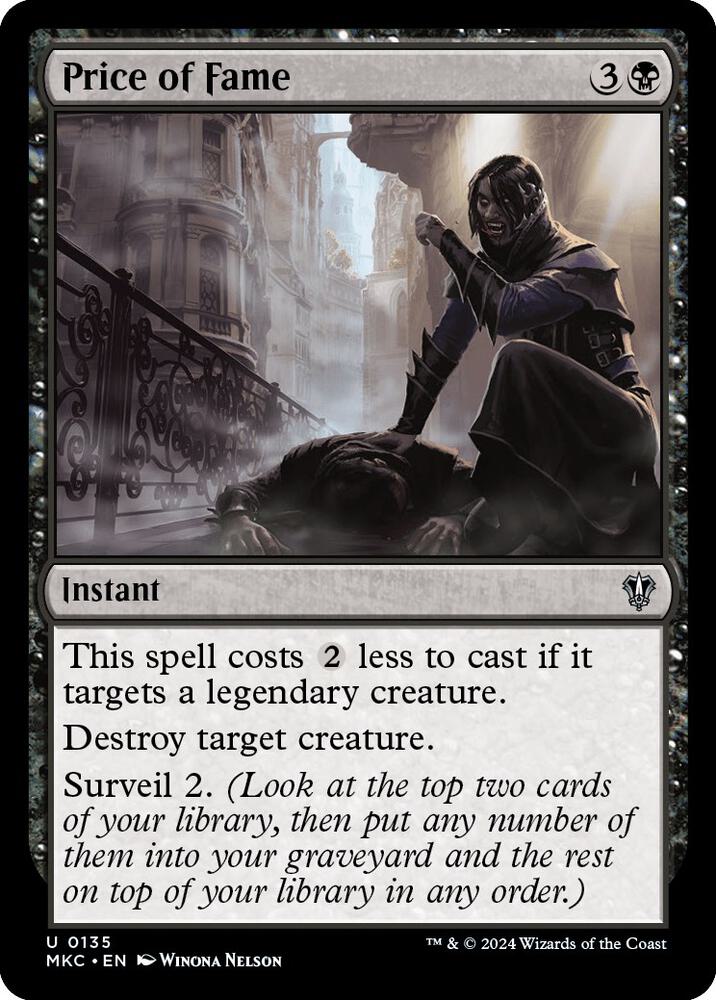 Price of Fame [Commander: Murders at Karlov Manor] 135
