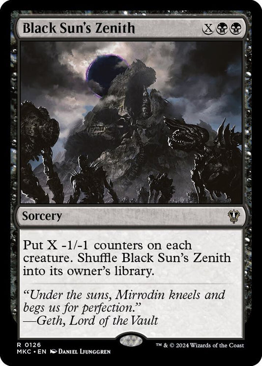 Black Sun's Zenith [Commander: Murders at Karlov Manor] 126