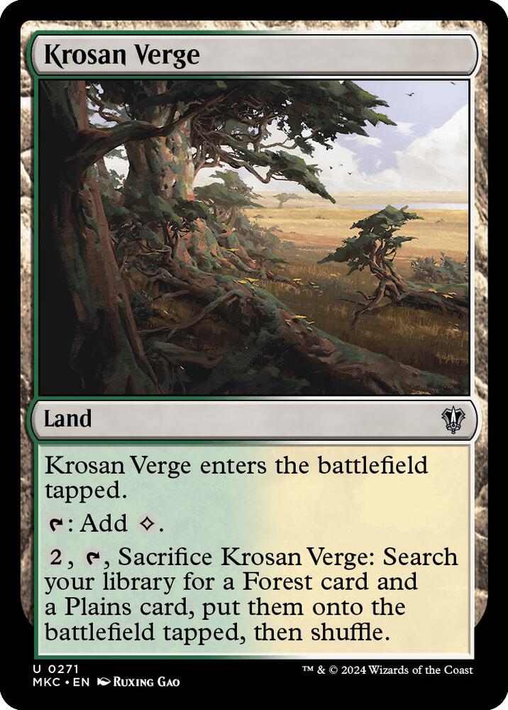 Krosan Verge [Commander: Murders at Karlov Manor] 271