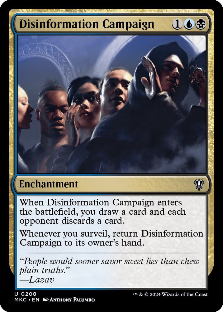 Disinformation Campaign [Commander: Murders at Karlov Manor] 208