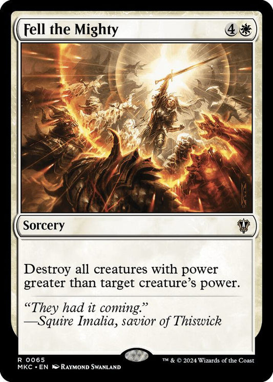 Fell the Mighty [Commander: Murders at Karlov Manor] 65