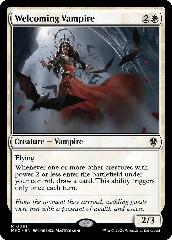 Welcoming Vampire [Commander: Murders at Karlov Manor] 91