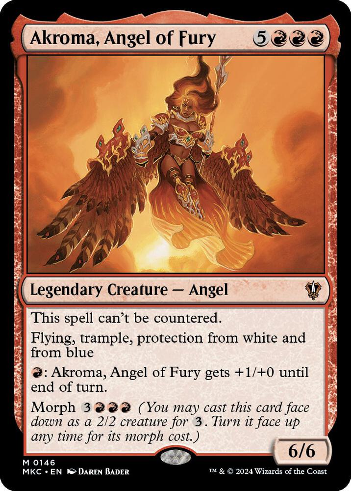 Akroma, Angel of Fury [Commander: Murders at Karlov Manor] 146