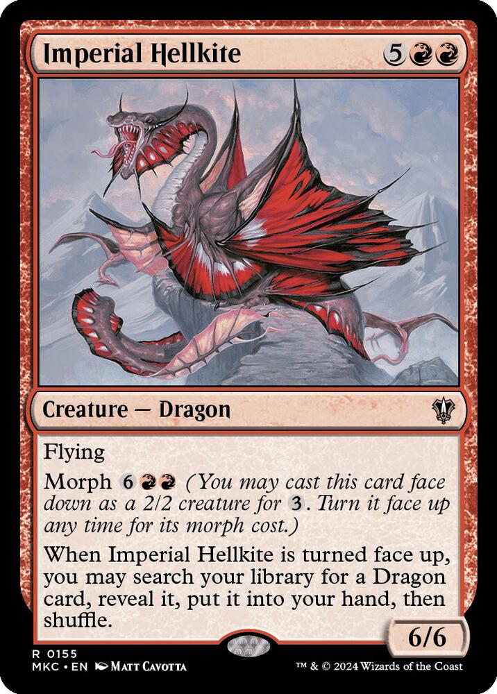 Imperial Hellkite [Commander: Murders at Karlov Manor] 155