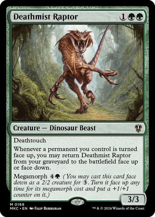 Deathmist Raptor [Commander: Murders at Karlov Manor] 168
