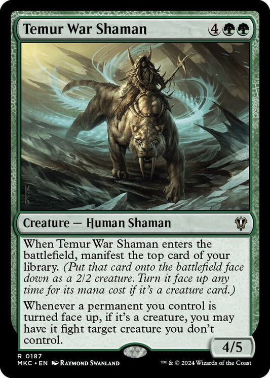 Temur War Shaman [Commander: Murders at Karlov Manor] 187