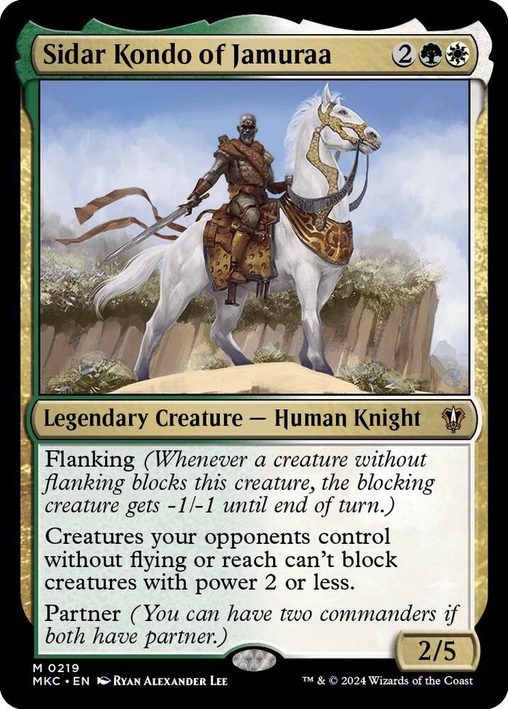 Sidar Kondo of Jamuraa [Commander: Murders at Karlov Manor] 219