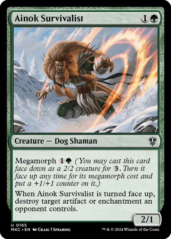 Ainok Survivalist [Commander: Murders at Karlov Manor] 165