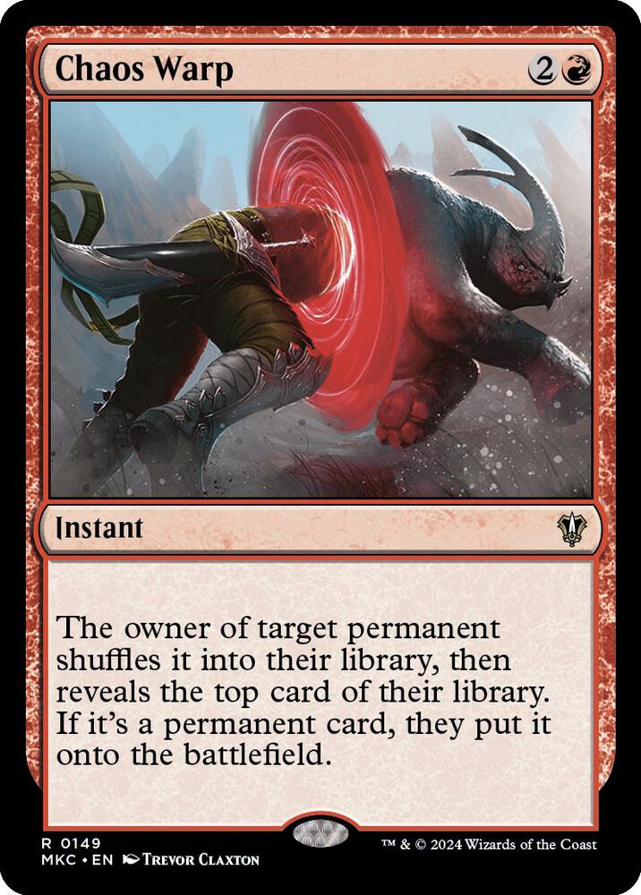 Chaos Warp [Commander: Murders at Karlov Manor] 149