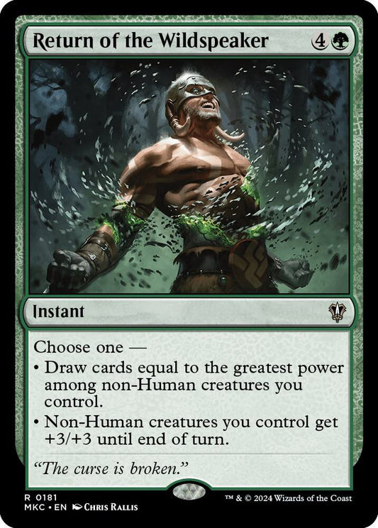 Return of the Wildspeaker [Commander: Murders at Karlov Manor] 181