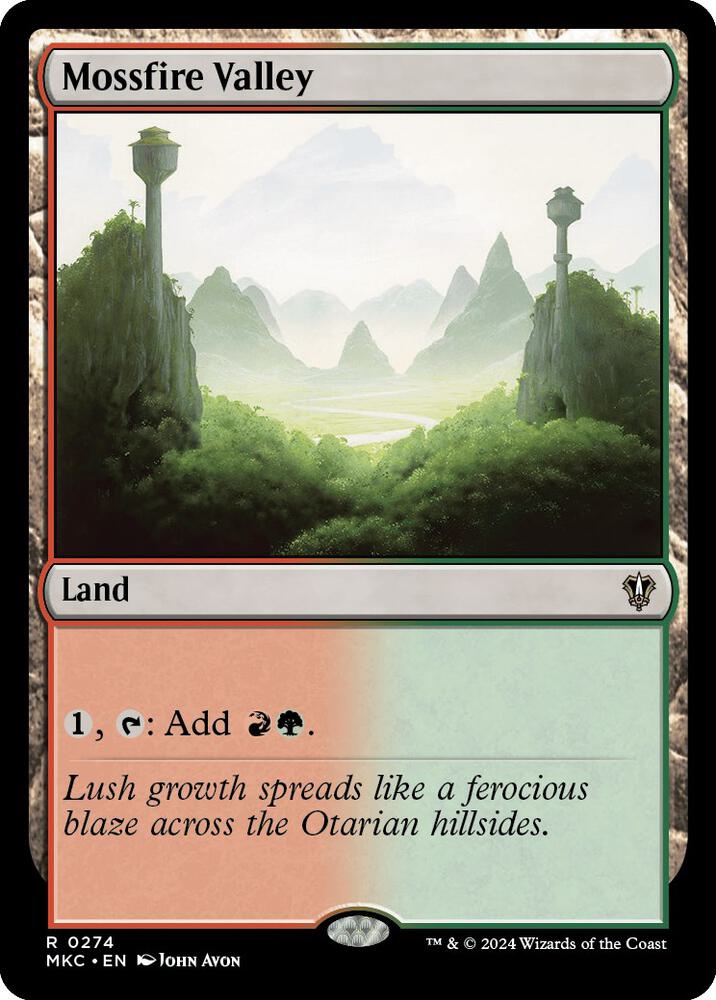 Mossfire Valley [Commander: Murders at Karlov Manor] 274