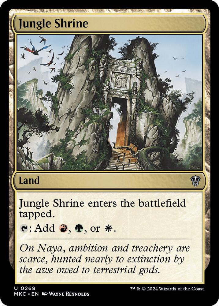 Jungle Shrine [Commander: Murders at Karlov Manor] 268