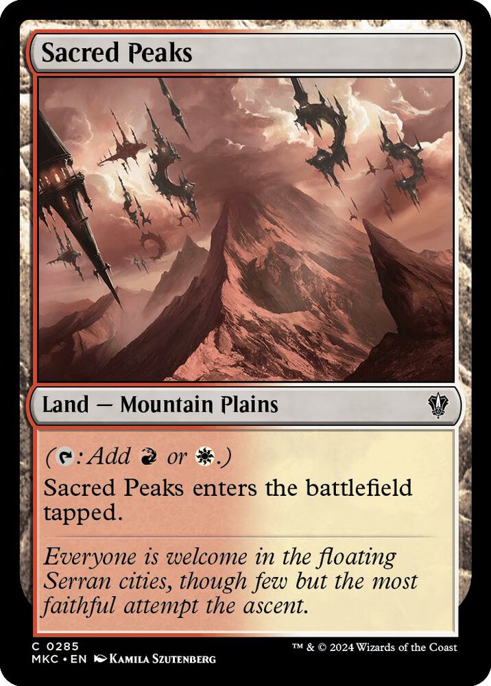 Sacred Peaks [Commander: Murders at Karlov Manor] 285