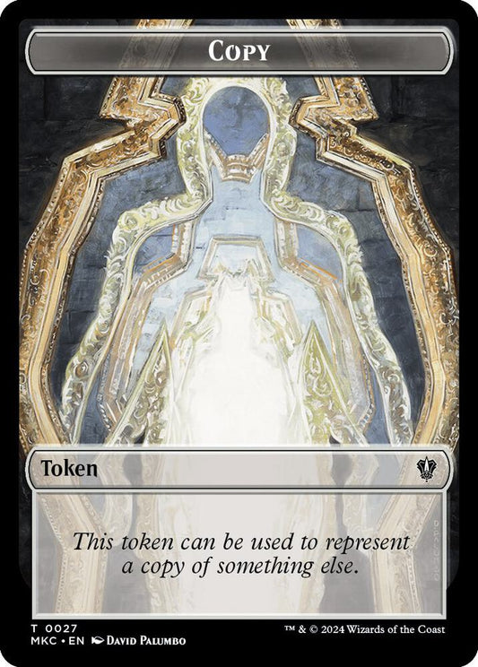 Copy // Zombie Double-Sided Token [Commander: Murders at Karlov Manor] 27 // 11
