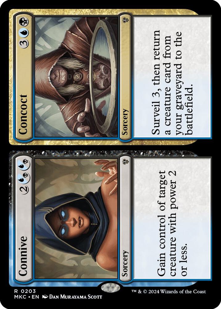 Connive // Concoct [Commander: Murders at Karlov Manor] 203