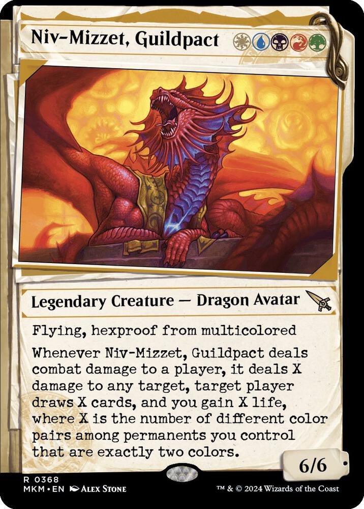 Niv-Mizzet, Guildpact (Showcase) (368) [Murders at Karlov Manor] 368