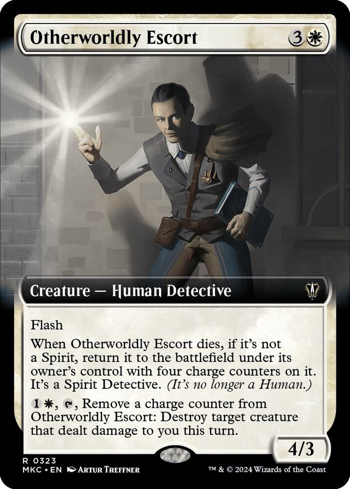 Otherworldly Escort (Extended Art) [Commander: Murders at Karlov Manor] 323