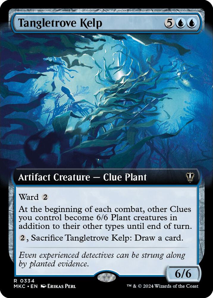 Tangletrove Kelp (Extended Art) [Commander: Murders at Karlov Manor] 334