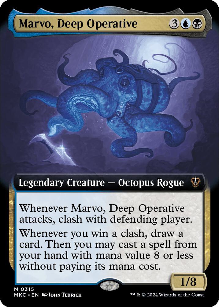 Marvo, Deep Operative (Extended Art) [Commander: Murders at Karlov Manor] 315