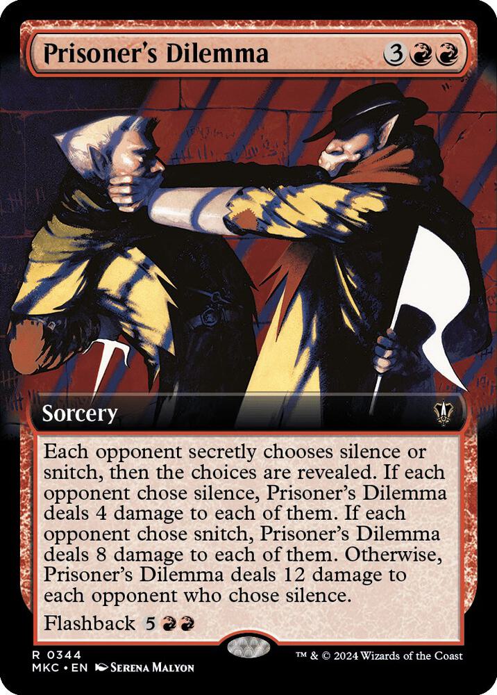 Prisoner's Dilemma (Extended Art) [Commander: Murders at Karlov Manor] 344