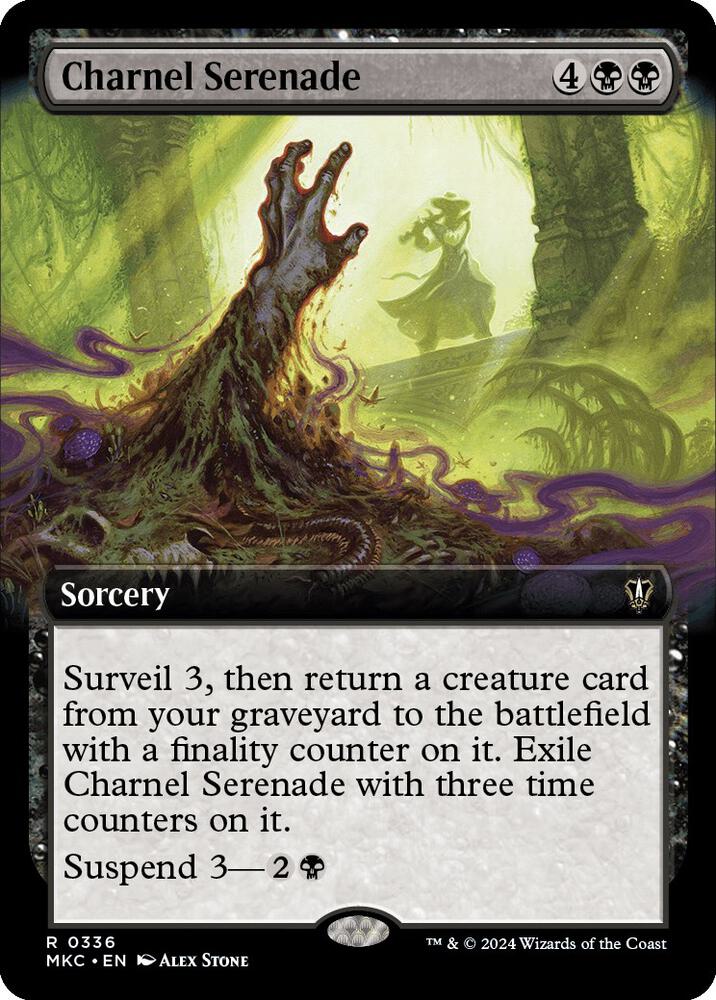 Charnel Serenade (Extended Art) [Commander: Murders at Karlov Manor] 336