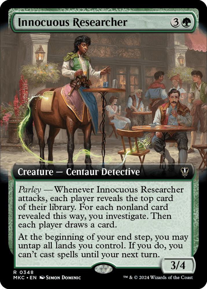 Innocuous Researcher (Extended Art) [Commander: Murders at Karlov Manor] 348