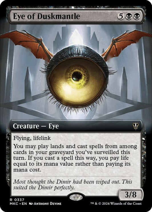 Eye of Duskmantle (Extended Art) [Commander: Murders at Karlov Manor] 337