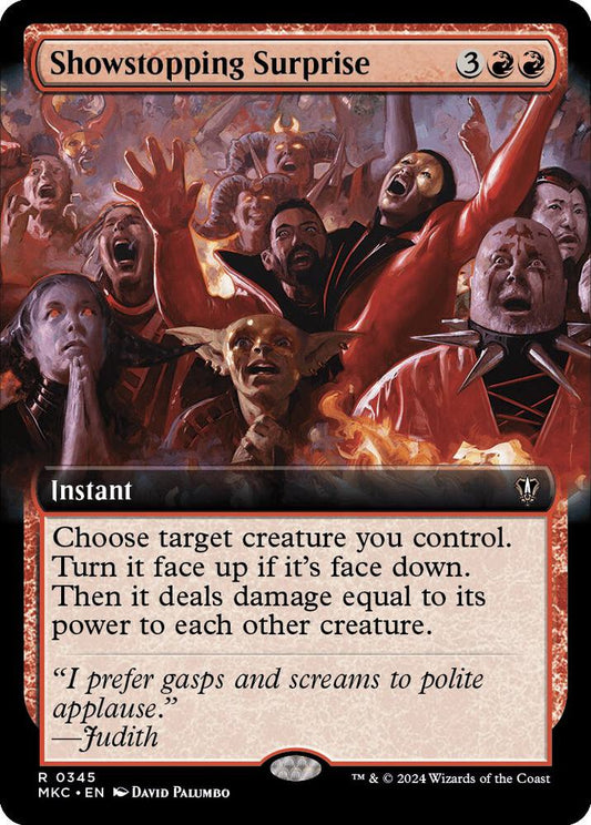 Showstopping Surprise (Extended Art) [Commander: Murders at Karlov Manor] 345