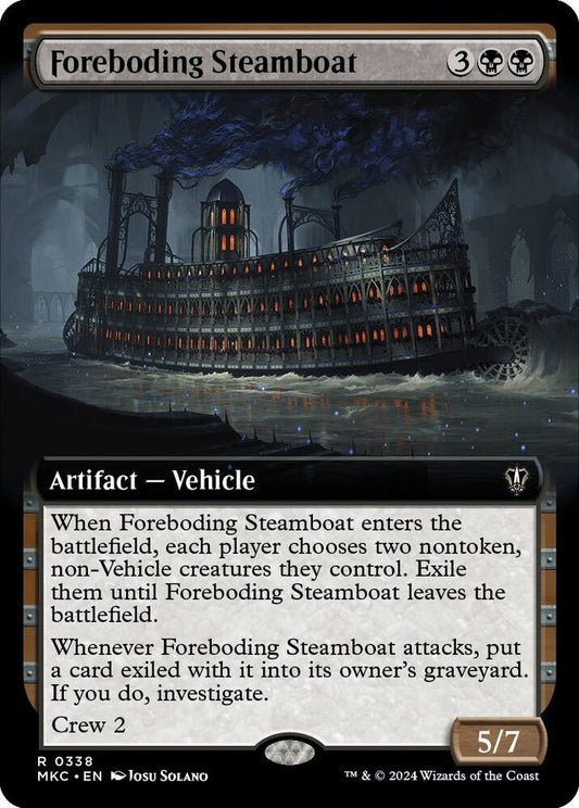 Foreboding Steamboat (Extended Art) [Commander: Murders at Karlov Manor] 338