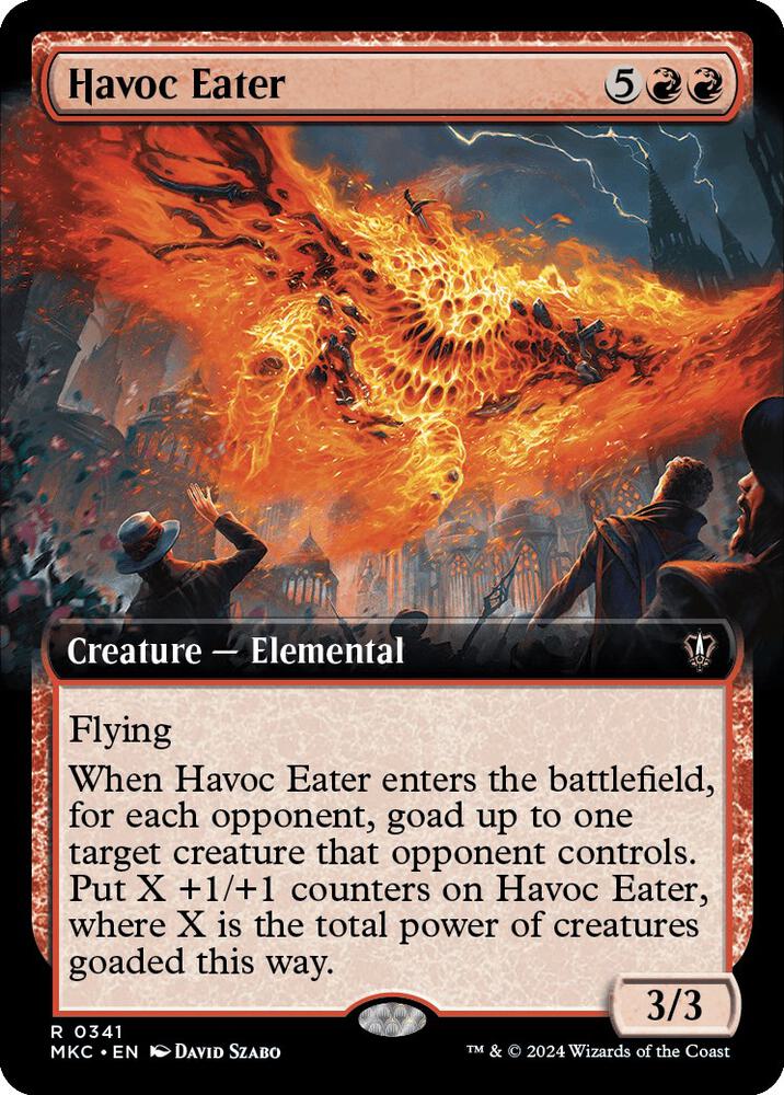 Havoc Eater (Extended Art) [Commander: Murders at Karlov Manor] 341