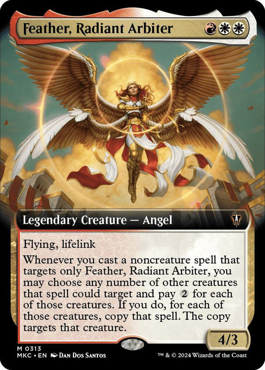 Feather, Radiant Arbiter (Extended Art) [Commander: Murders at Karlov Manor] 313