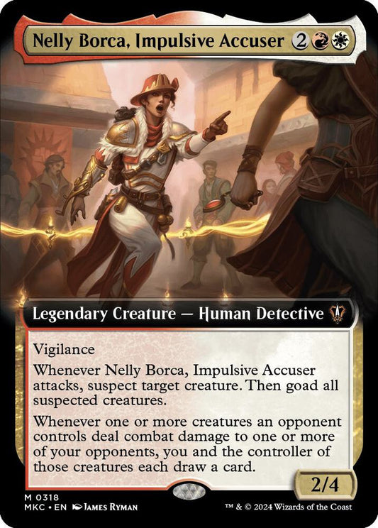 Nelly Borca, Impulsive Accuser (Extended Art) [Commander: Murders at Karlov Manor] 318