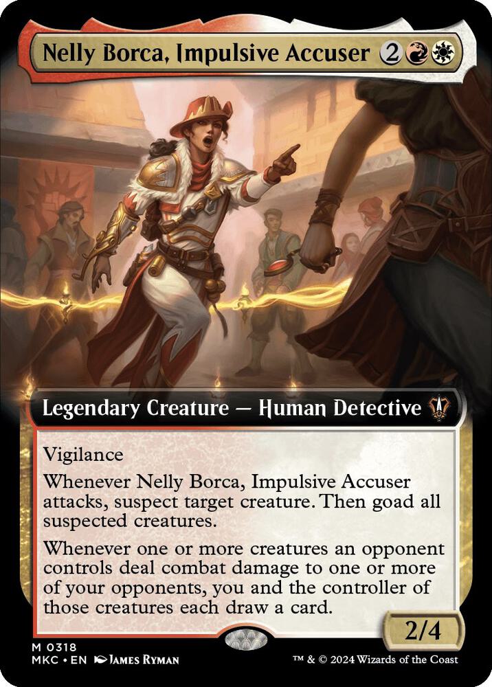 Nelly Borca, Impulsive Accuser (Extended Art) [Commander: Murders at Karlov Manor] 318