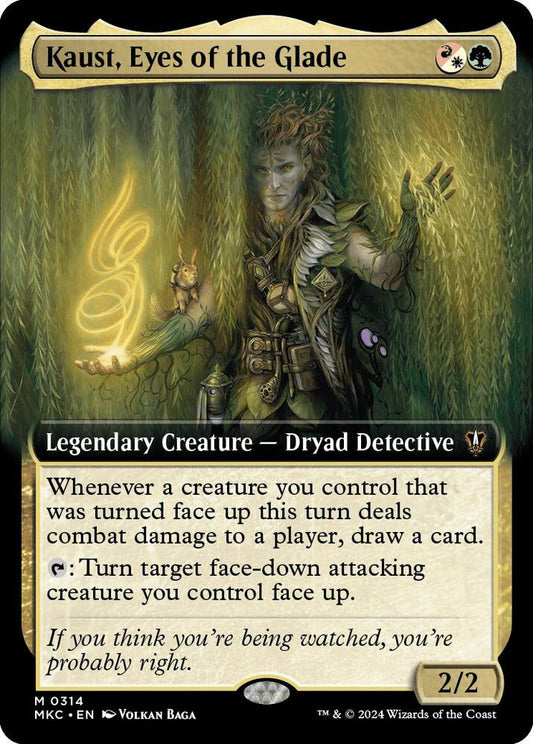 Kaust, Eyes of the Glade (Extended Art) [Commander: Murders at Karlov Manor] 314